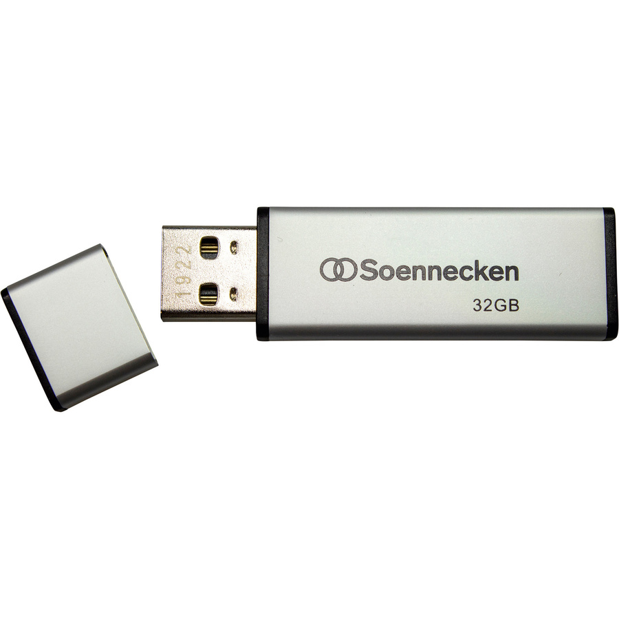 Soennecken USB-Stick USB-A 32 GB in Schwarz und Silber - Bild 2