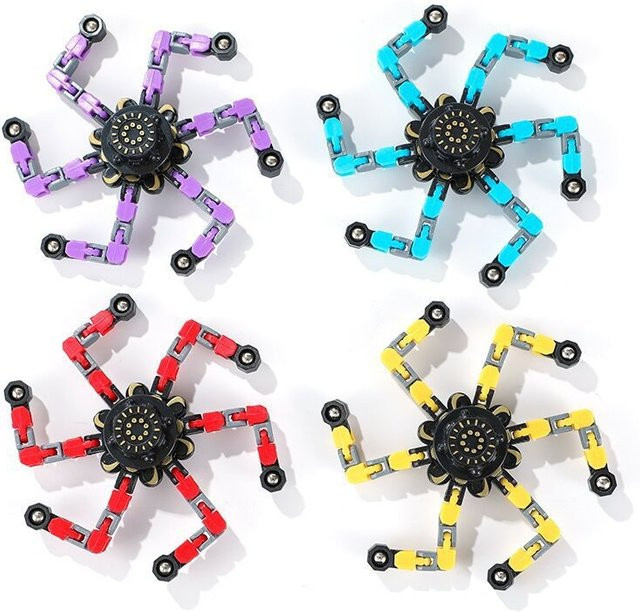 Small fire child, Verformbare Fidget-Spinner-Kettenspielzeuge, Handspinner - Bild 1