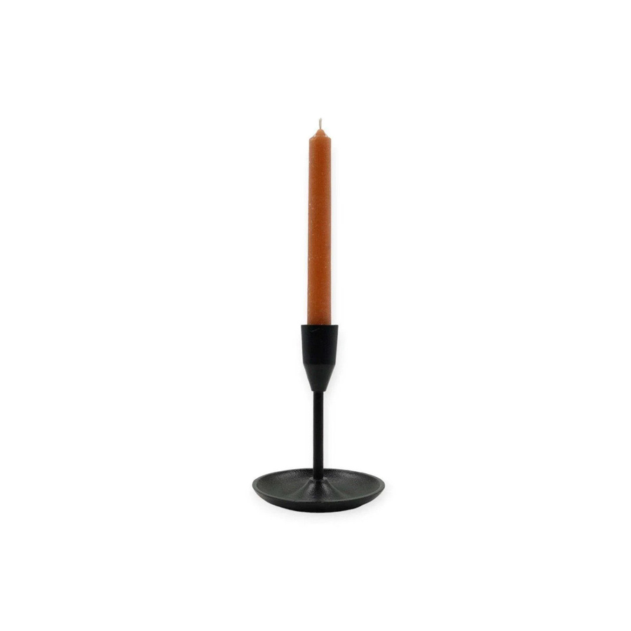 Lolaa Kerzenhalter Ron aus Metall in Schwarz, Höhe: 16 cm - Bild 1