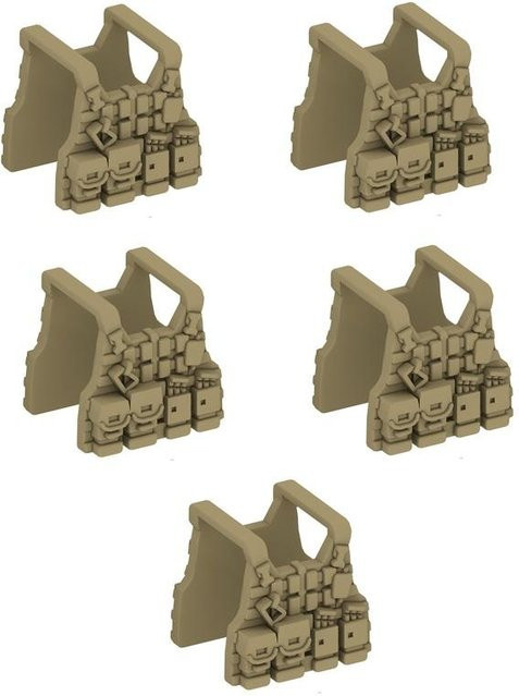 Militärwaffe Mini Actionfiguren Soldat Spezialeinheiten, Baustein, schwarz - Bild 1