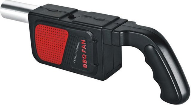 Yiran Furniture Elektrischer Grillventilator als tragbares Luftgebläse für Outdoor-Camping und Picknick in Schwarz - Bild 1