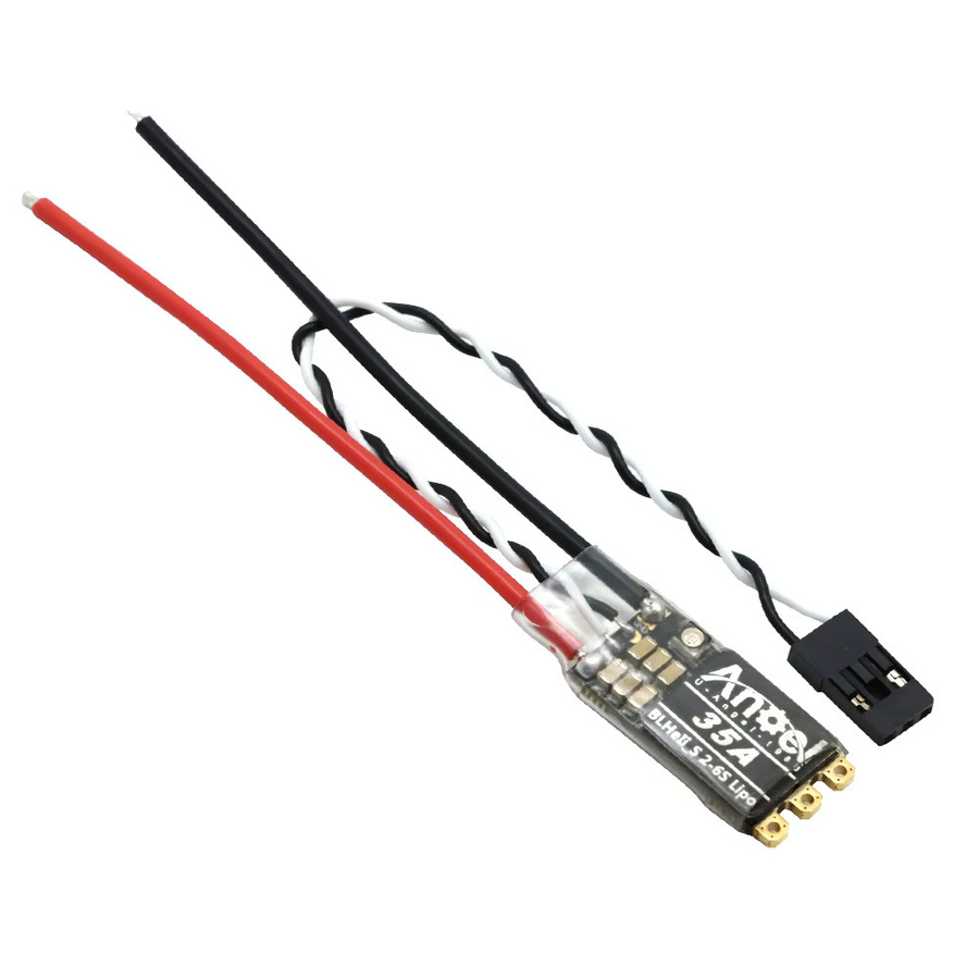 4er-Set U-Angel-1988 RC ESC 35A 45A BLHeli_S für FPV Quadcopter und Drohnen, 2-6S, Schwarz - Bild 3