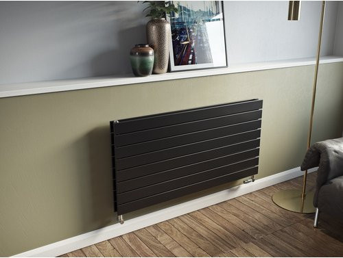 Ximax Raumheizkörper P1 Duplex Horizontal Anthrazit B: 100 cm, H: 59,5 cm, Tiefe: 7,4 cm, 963 Watt - Bild 2