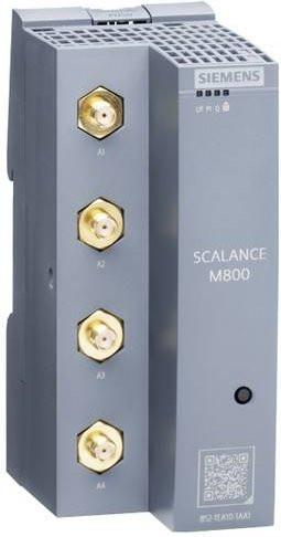Siemens I/O-Erweiterungsmodul 6GK5852-1EA10-1AA1 mit Ethernet/LAN und LTE/5G in Grau - Bild 1