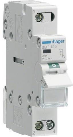 Hager Ausschalter 1polig 25A 230V SBT125 - Bild 1