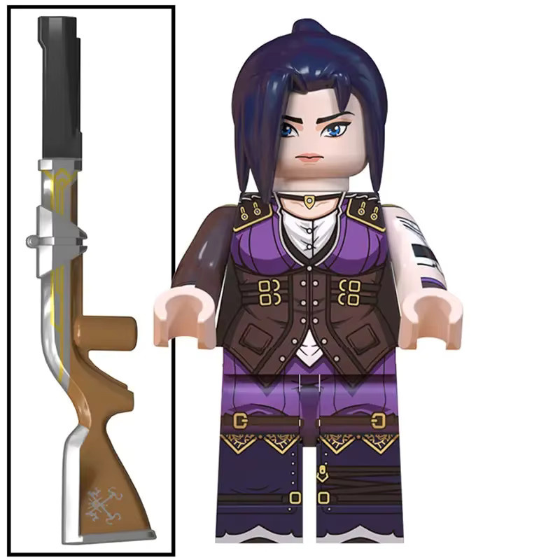 Bandai Arcane Figur, Jinx Vi Jayce Viktor, Figurine Statue, Q-Version - Bild 3