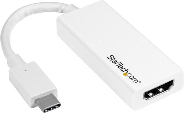 StarTech.com USB-C zu HDMI Adapter in Weiß für 4K 60Hz Videoübertragung (CDP2HD4K60W) - Bild 1
