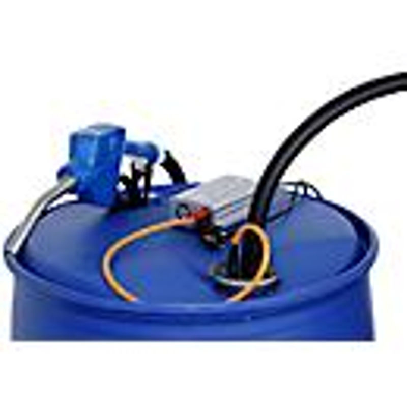 Cemo Elektropumpe CENTRI SP 30 in Blau, 12V, für AdBlue, Frischwasser und Kühlerfrostschutzmittel mit 230V Netzgerät, 4m Schlauch und Automatik-Zapfventil - Bild 2