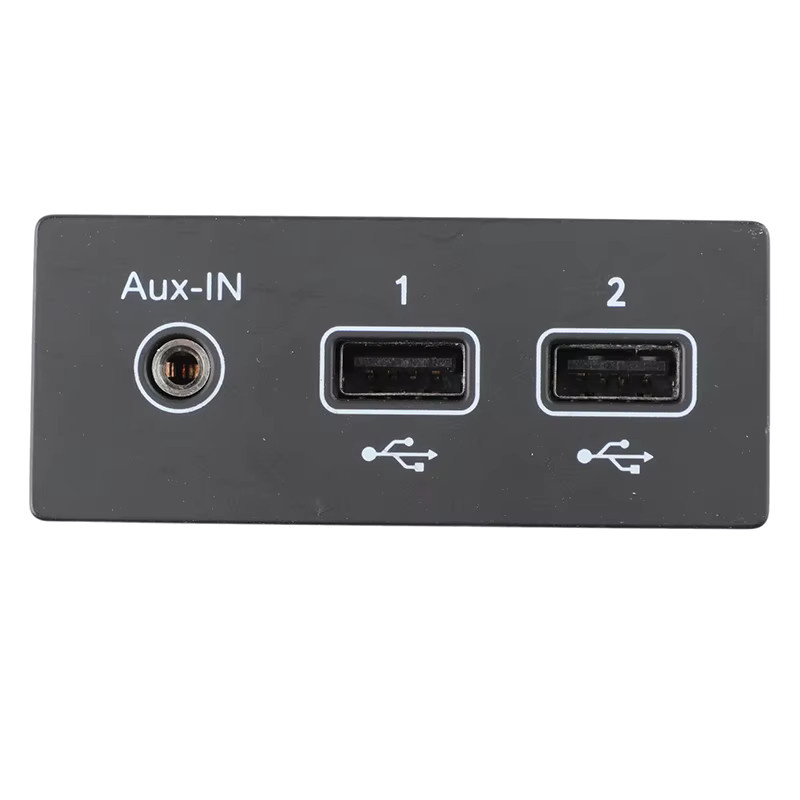 USB- und AUX-Buchsen Set für Renault Clio Mk5 (Baujahr 2019-2021) in Schwarz - Bild 3