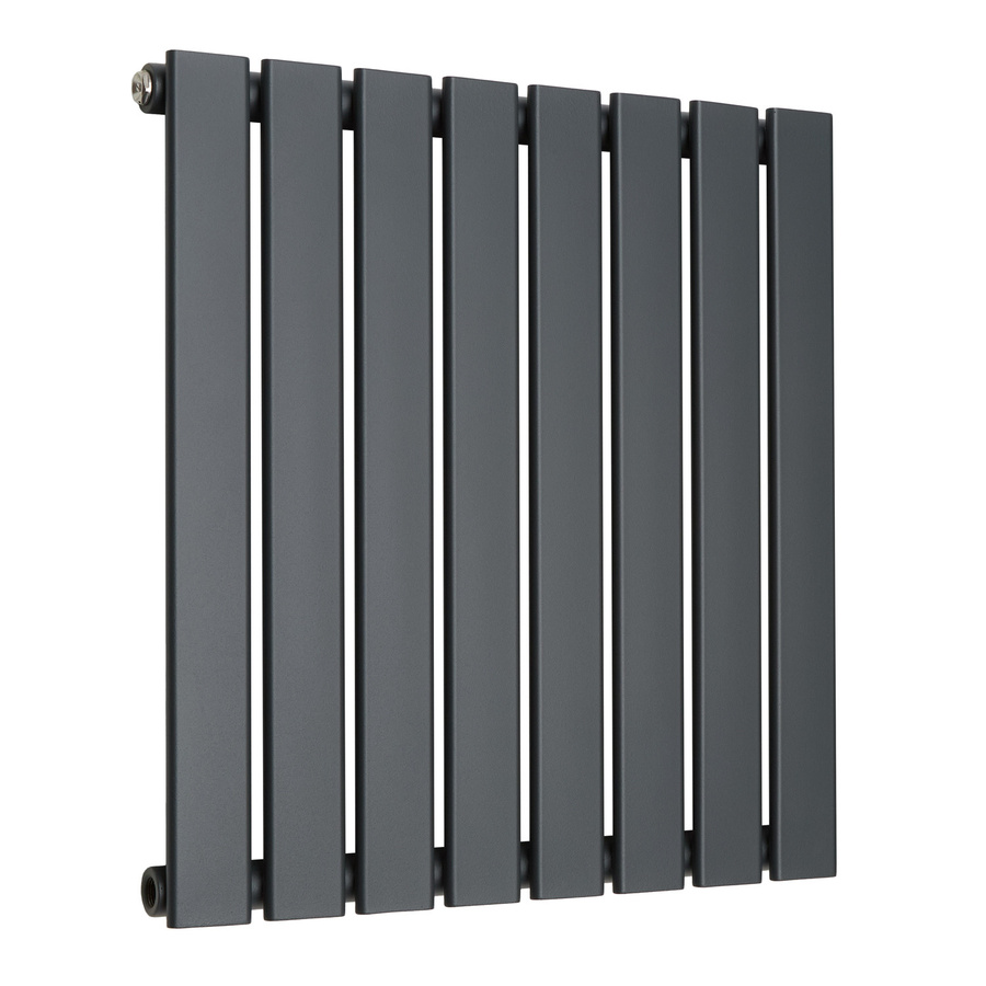 Hudson Reed Sterling Arlie Horizontal Design-Heizkörper einlagig in Anthrazit, B: 59,5 cm, H: 56,0 cm - Bild 1