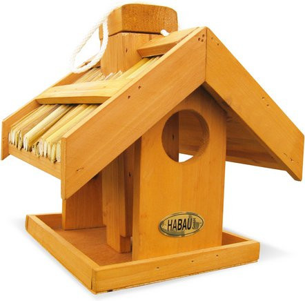 HABAU Vogelhaus Nachtigall aus Holz in Braun - Bild 1