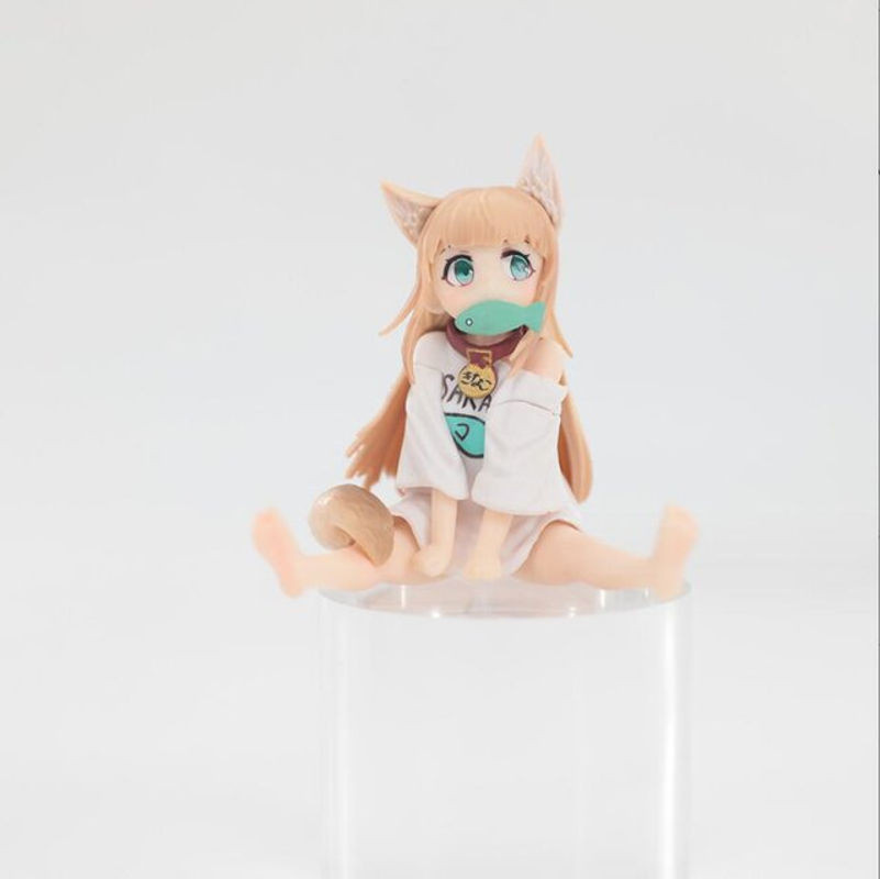 Bandai Anime Mädchen Figur mit Katzenohren Kawaii Actionfigur in Mehrfarbig - Bild 1