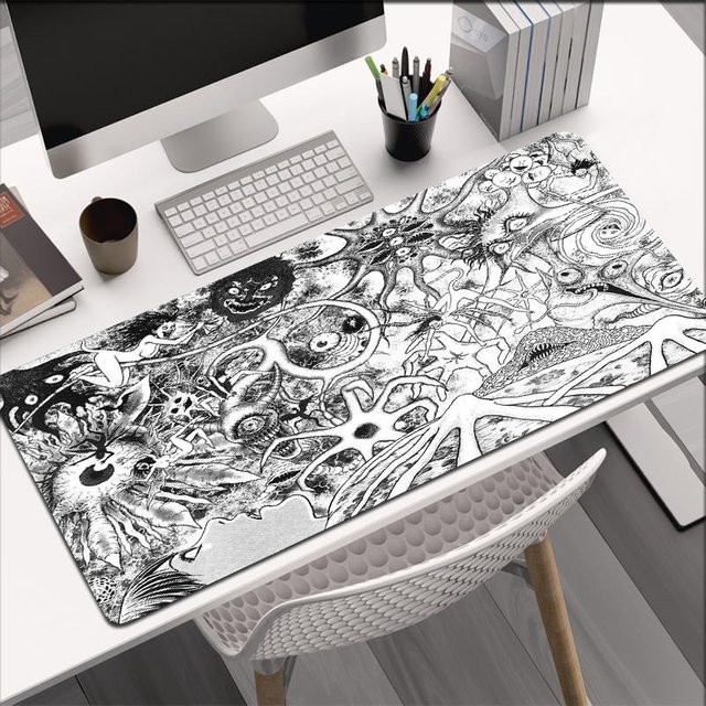 Junji Ito XXL Gaming-Mauspad Lodestar, Farbe: Grau/Mehrfarbig, B/T: 60 x 30 cm - Bild 1