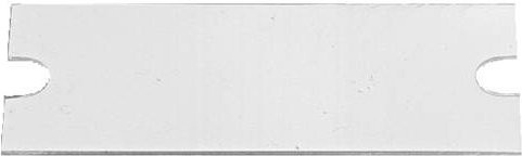 Strapubox FS31 RT Frontrahmen in Rot und Weiß, Maße L x B x H: 51 x 25 x 1,8 mm - Bild 1