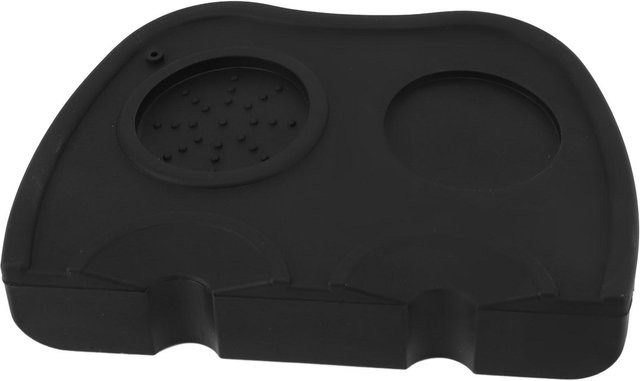 OutsideWorld Kaffee Tamper Matte aus Silikon mit Doppelloch und Anti-Rutsch-Funktion in Schwarz, B/T/H: 21,0 x 15,0 x 0 cm - Bild 1