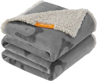FEANDREA Wasserdichte Hundedecke mit Sherpa Fleece in Grau, Größe XL - Bild 1
