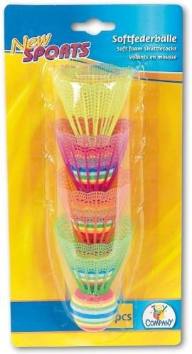 New Sports NSP Soft-Federbälle aus Schaum, bunt, 4 Stück, B/H: 13,5 x 27 cm - Bild 2