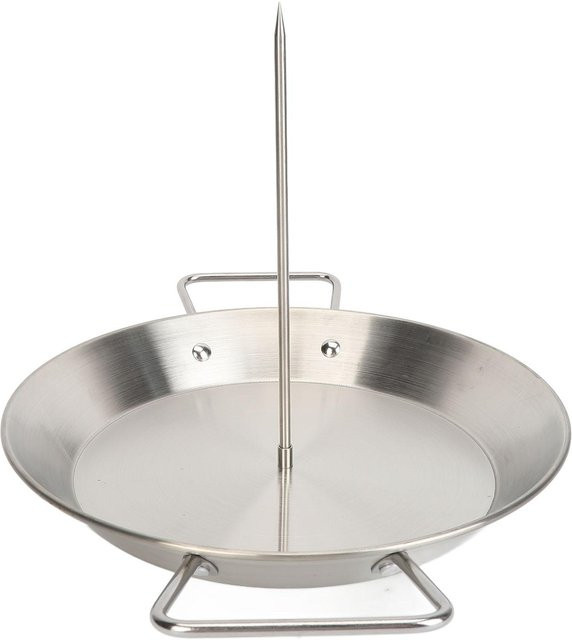 Multifunktionaler vertikaler Spießgrill aus Edelstahl in Silber von mfySpace - Bild 1