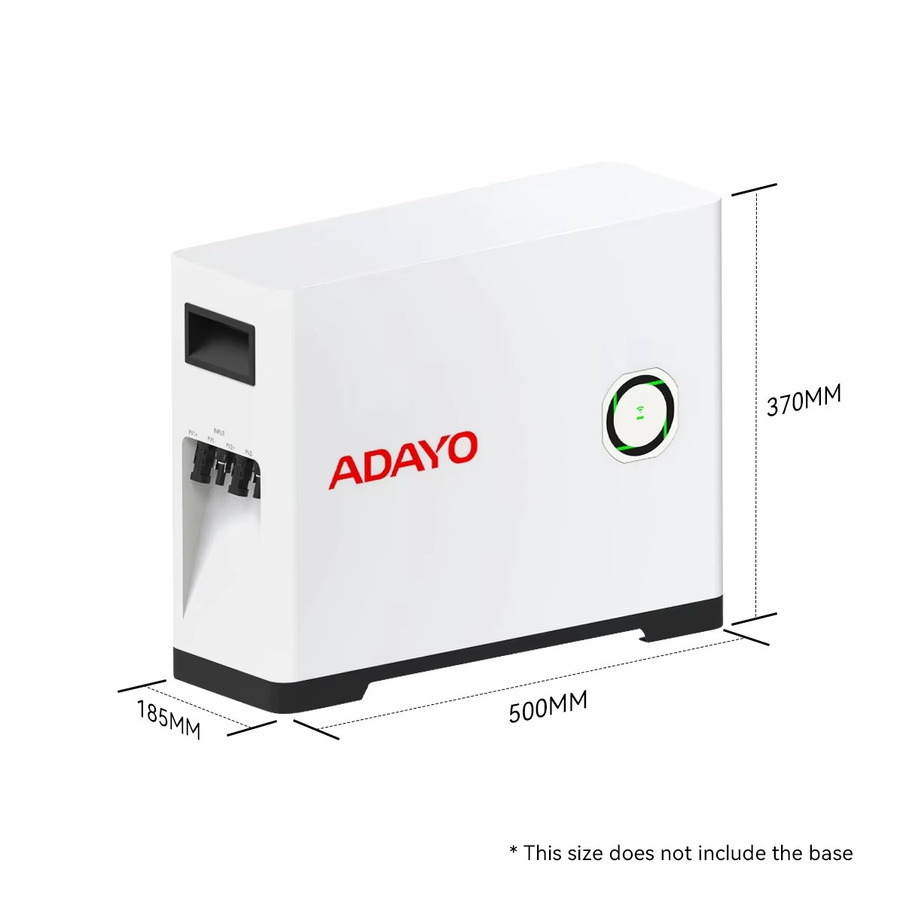 ADAYO DA802 All-in-One Solarenergiespeichersystem für Balkone, 2240Wh, Weiß, IP65, Wandmontage - Bild 5