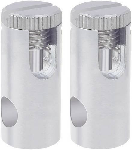 Paulmann 97283 Niedervolt-Seilsystem-Komponente Stromeinspeisung 2er Set in Chrom matt - Bild 1