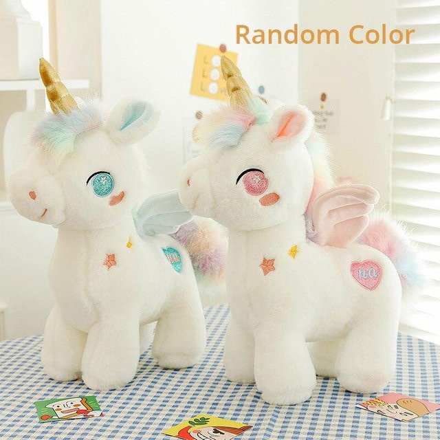Yiran toy Einhorn Fantasy-Puppe Plüschtier weiß - Bild 1