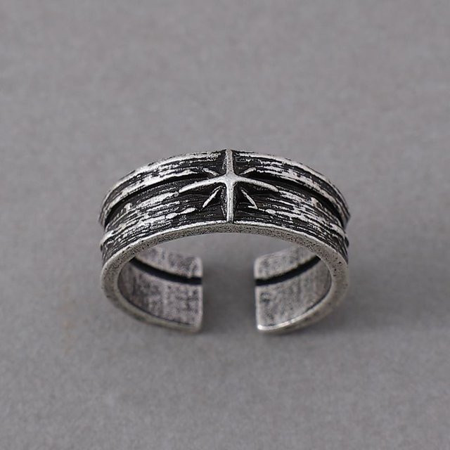 LENNIK Ring, Silber, Unisex, verstellbar, offen - Bild 1