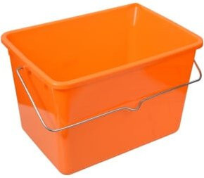 FRIESS-TECHNO-PROFI Farbeimer aus Kunststoff in Orange mit 14 l Inhalt - Bild 1