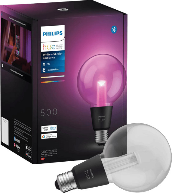 Philips Hue Lightguide Globe LED Smart Lampe E27 White & Color mit Bluetooth - Bild 1