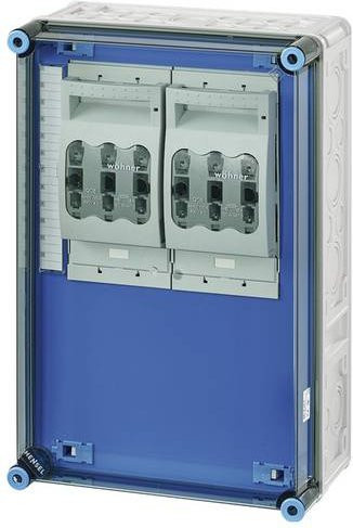 Hensel Wandgehäuse Mi 6367 Verteilerkasten aus Kunststoff in Blau - Bild 1