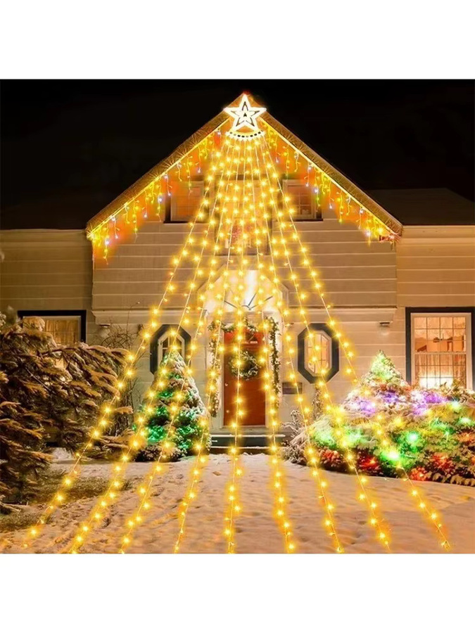 Lyfs Solar LED Lichterkette mit Sternen in Warmweiß für Outdoor und Weihnachtsbaum - Bild 5