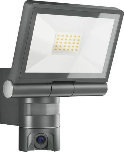 Steinel XLED CAM1 ANT LED-Außenstrahler mit Bewegungsmelder in Grau, 21W, Warmweiß - Bild 1