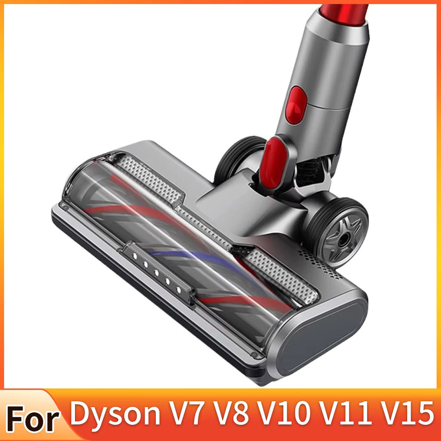 Dyson Bodenbürste mit Bürstenkopf und Fliesenreinigungswerkzeug in Grau für V7 V8 V10 V11 V15 Staubsauger - Bild 4