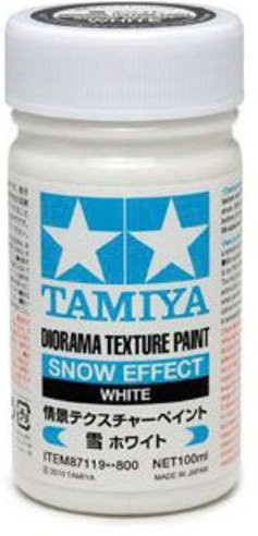 Tamiya Modellbahn-Texturfarbe Schnee-Weiß 100ml - Bild 1