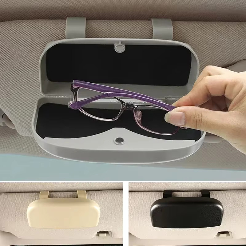 Worldmu Brillenhalter Magnetisch, Auto-Sonnenblenden-Brillenorganizer - Bild 2