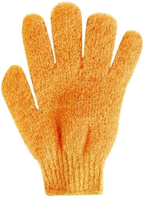 XYNN Fünf Finger Badehandschuhe, Peeling, Kinder, Orange - Bild 1