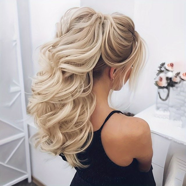 Suri Hair Clip-in-Pferdeschwanz Haarverlängerung, lockig, synthetisch, 30,5 cm - Bild 1