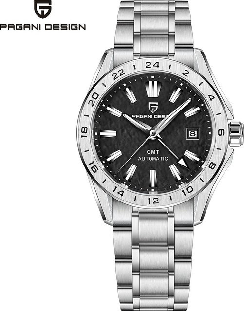 PAGANI DESIGN Armbanduhr, Automatik, Edelstahl, Saphirglas, 39 mm, Herren - Bild 1