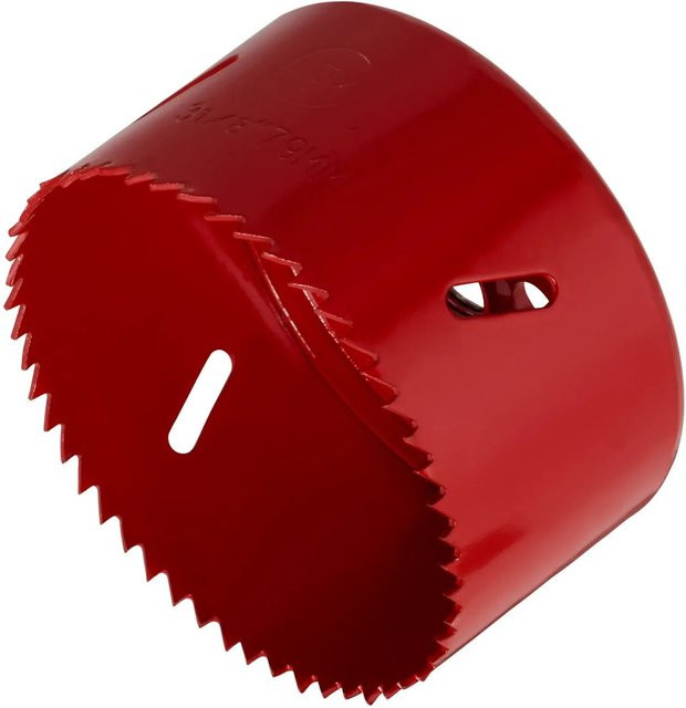 LUX-TOOLS Lochsäge aus Stahl in Rot mit 79 mm Durchmesser - Bild 1