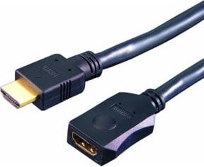 e+p HDMI-Kabel HDMV 402 High-Speed mit Ethernet/LAN, schwarz, Länge: 2 m - Bild 1