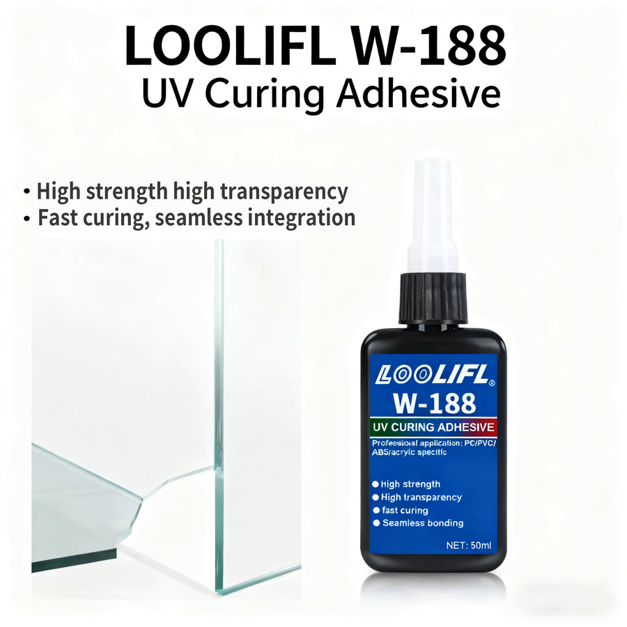 LOOLIFL UV-Harz-Set mit Licht, transparentes 50g Schnellhärtendes UV-Resin für Bastel-DIY, Schmuck, Acryl und Glas - Bild 4