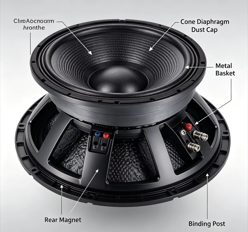 L18X452 CF18805 Aktiver Bühnen-Subwoofer 18 Zoll mit 2000W Leistung in Schwarz - Bild 3