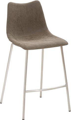 Mayer Sitzmöbel Barhocker 1175 in Braun mit Kunstleder und Metallgestell, B/H/T: 47 x 95,5 x 51 cm - Bild 1