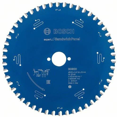 Bosch Expert Kreissägeblatt für Sandwichpaneele, Durchmesser: 235 mm, Bohrung: 30 mm, 50 Zähne, Carbide Tipped - Bild 1