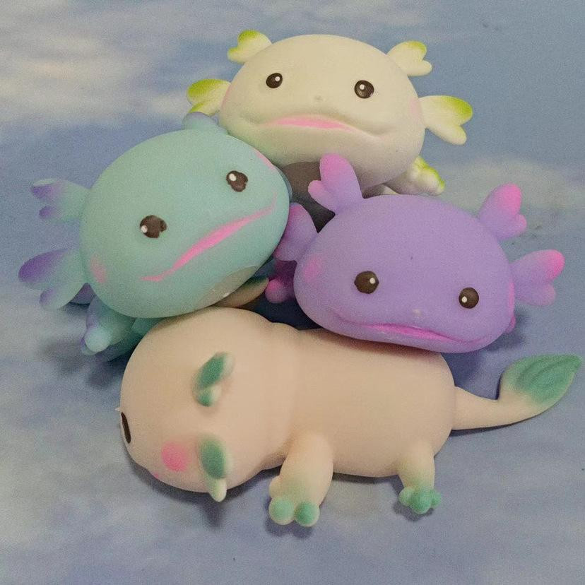 Yiran bag Axolotl Quetschball Niediger Fisch Antistress Squishy 1-teiliges Set - Bild 2