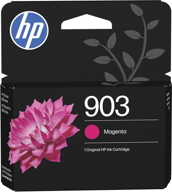 HP Original Tintenpatrone 903 Magenta T6L91AE für OfficeJet 6950 und OfficeJet Pro 6960 - Bild 1