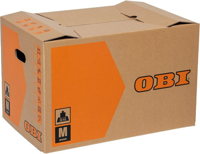 OBI Umzugskarton doppelwellig, B/T/H: 52 x 35 x 33 cm - Bild 1