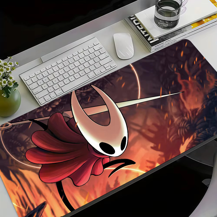Großes und rutschfestes Gaming Mauspad mit Silksong Knight Motiv in Multicolor - Bild 5