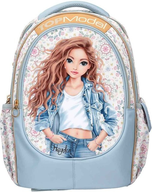 Depesche Schulrucksack FESTIVAL FUN TOPModel in Blau, H x B x T: 43 x 25 x 34 cm - Bild 1
