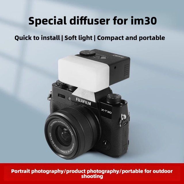 Godox Softbox-Diffusor für IM30 Speedlite, Blitz-Softlight-Abdeckung für Kamera-Fotografie-Zubehör in Weiß und Gelb - Bild 1