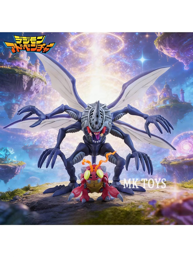 Bandai Digimon Adventure Kabuterimon und Tentomon, Actionfigur, PVC - Bild 3